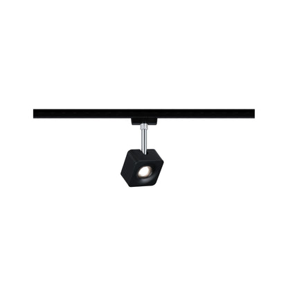 Paulmann URail LED-Spot Cube 8 W Schwarz matt/Chrom 4000K Metall/Kunststoff dimmbar