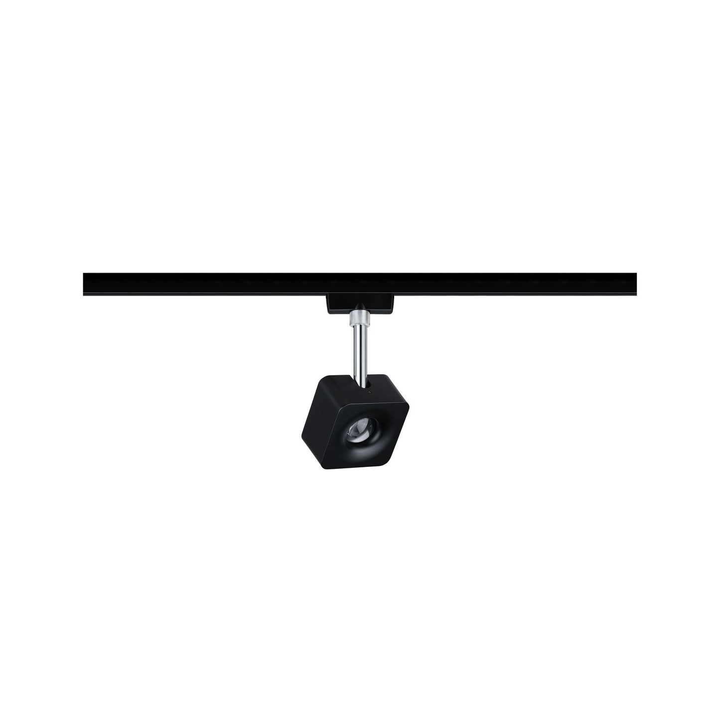 Paulmann URail LED-Spot Cube 8 W Schwarz matt/Chrom 4000K Metall/Kunststoff dimmbar