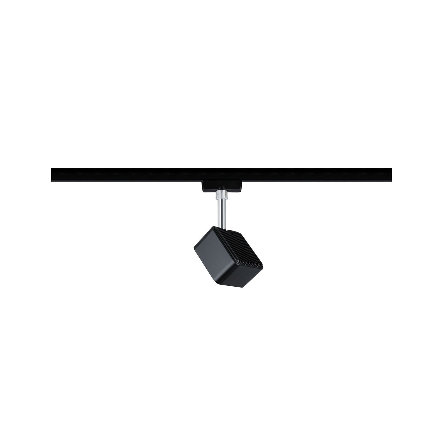 Paulmann URail LED-Spot Cube 8 W Schwarz matt/Chrom 4000K Metall/Kunststoff dimmbar