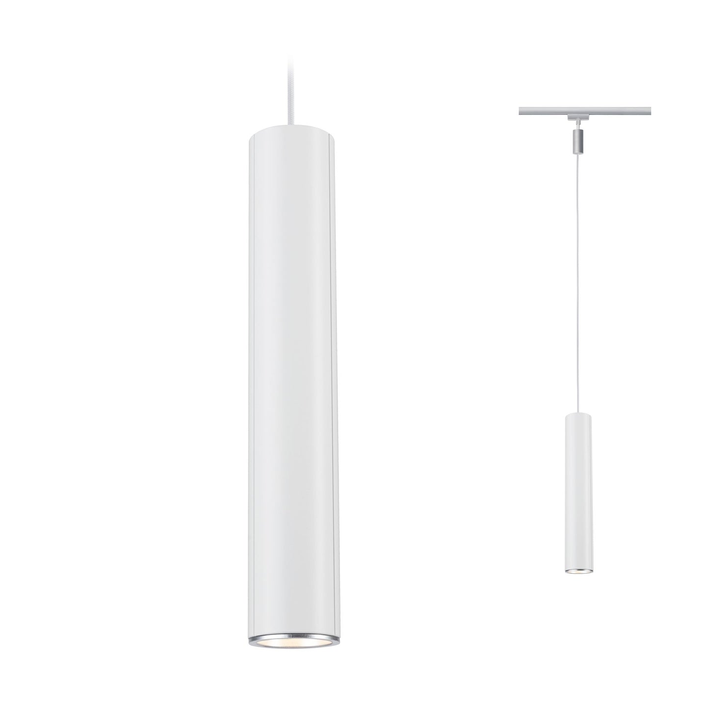 Paulmann URail Pendel Catalejo max10W GU10 Chrom matt/Weiß 230V Metall