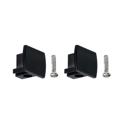 Paulmann URail Universal Endcap 2er Pack Schwarz matt Kunststoff