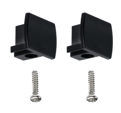 Paulmann URail Universal Endcap 2er Pack Schwarz matt Kunststoff