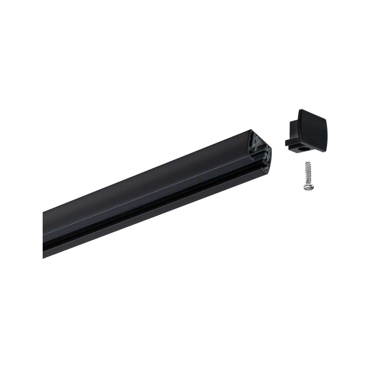 Paulmann URail Universal Endcap 2er Pack Schwarz matt Kunststoff