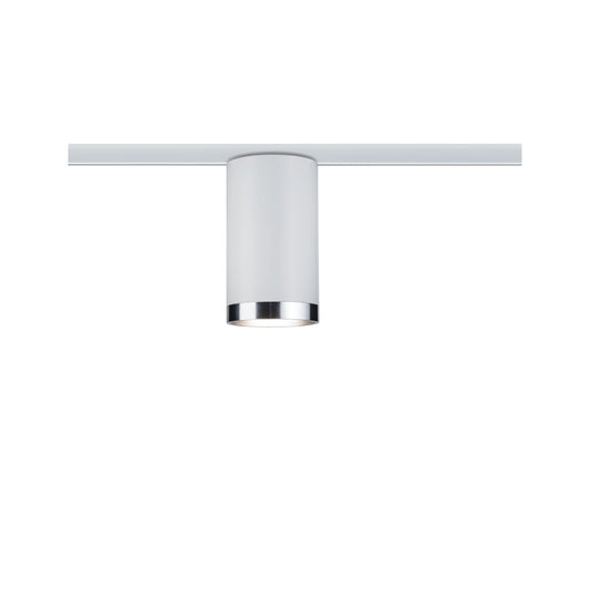 Paulmann URail Spot Tube max1x10W GU10 Weiß /Chrom Metall
