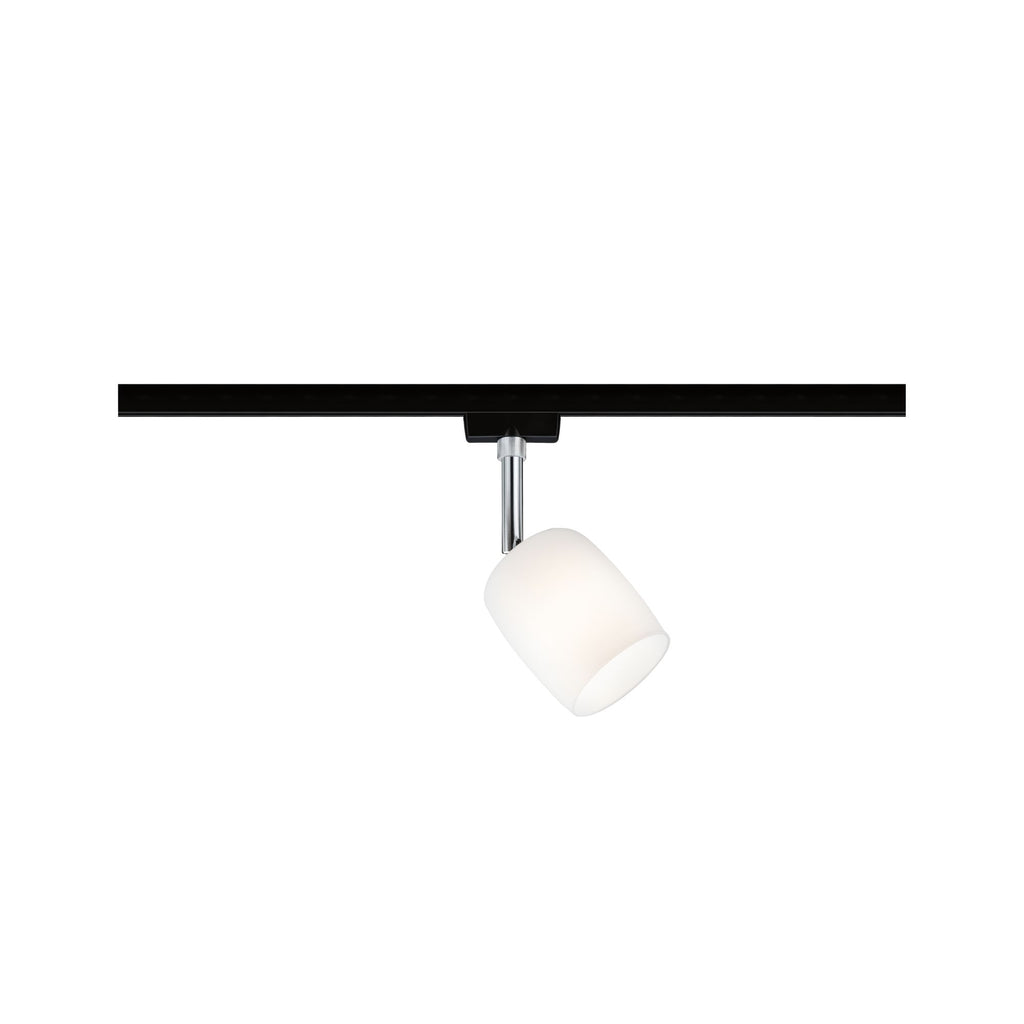 Paulmann URail Spot Blossom max 1x10W G9 Schwarz matt/Satin 230V Metall/Glas