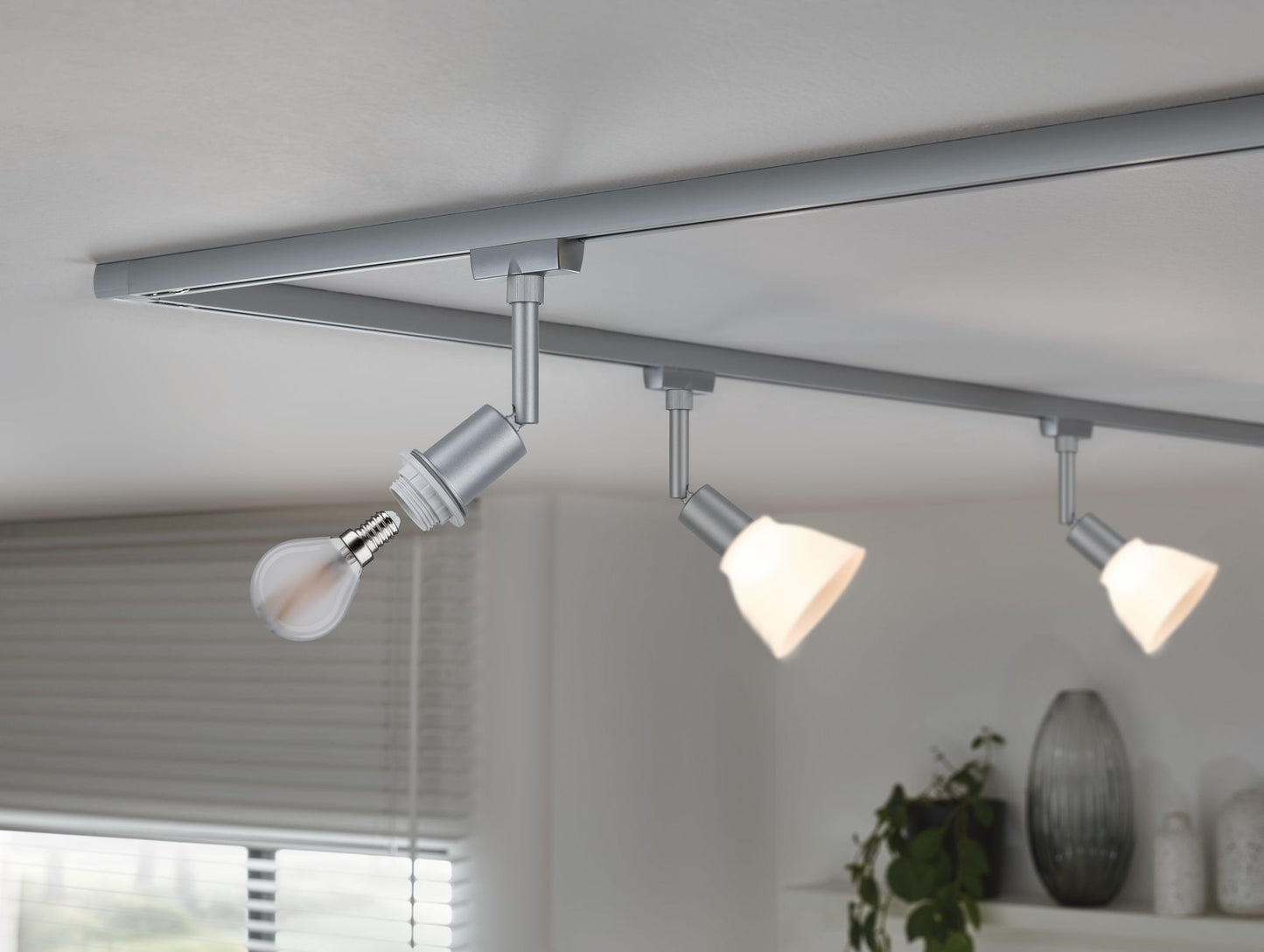 Paulmann URail DecoSystems Spot max1x20W E14 Chr matt 230V Metall