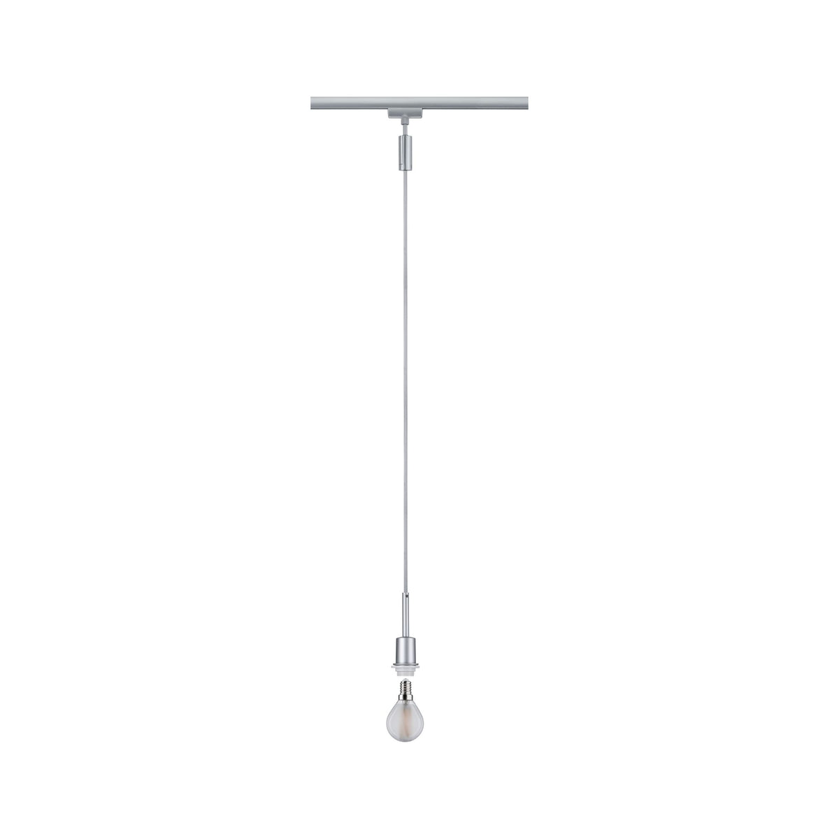 Paulmann URail DecoSystems Pend max1x20W E14 Chr matt 230V Metall/Kunststoff Stoffkabel