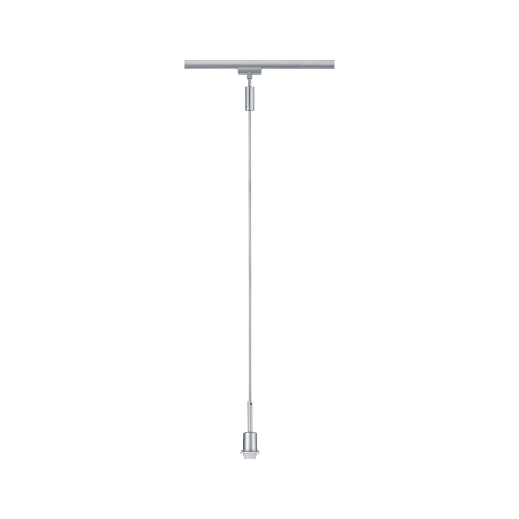 Paulmann URail DecoSystems Pend max1x20W E14 Chr matt 230V Metall/Kunststoff Stoffkabel