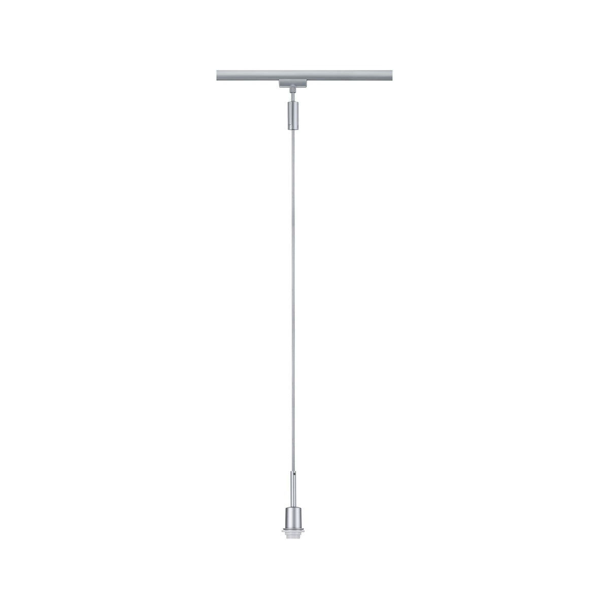 Paulmann URail DecoSystems Pend max1x20W E14 Chr matt 230V Metall/Kunststoff Stoffkabel