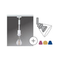 Paulmann URail DecoSystems Pend max1x20W E14 Weiß 230V Metall/Kunststoff Stoffkabel
