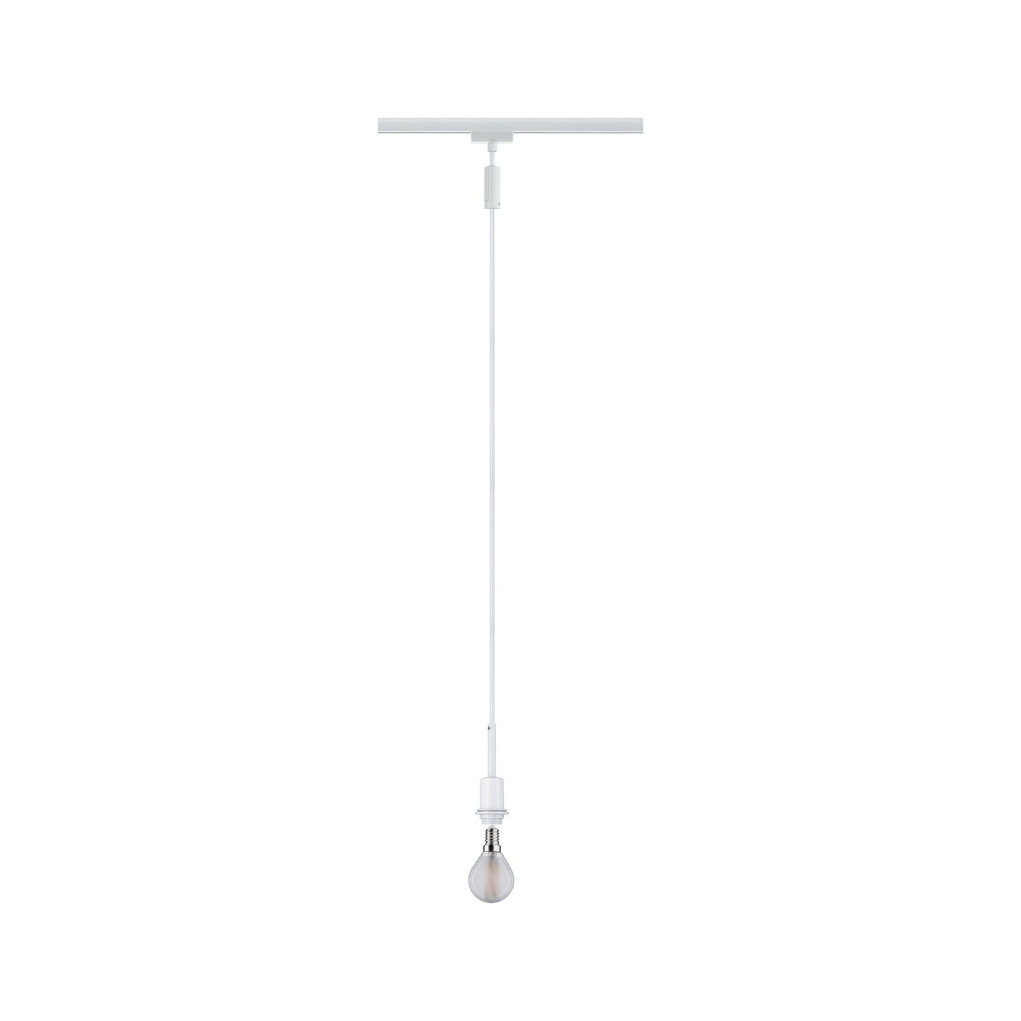 Paulmann URail DecoSystems Pend max1x20W E14 Weiß 230V Metall/Kunststoff Stoffkabel