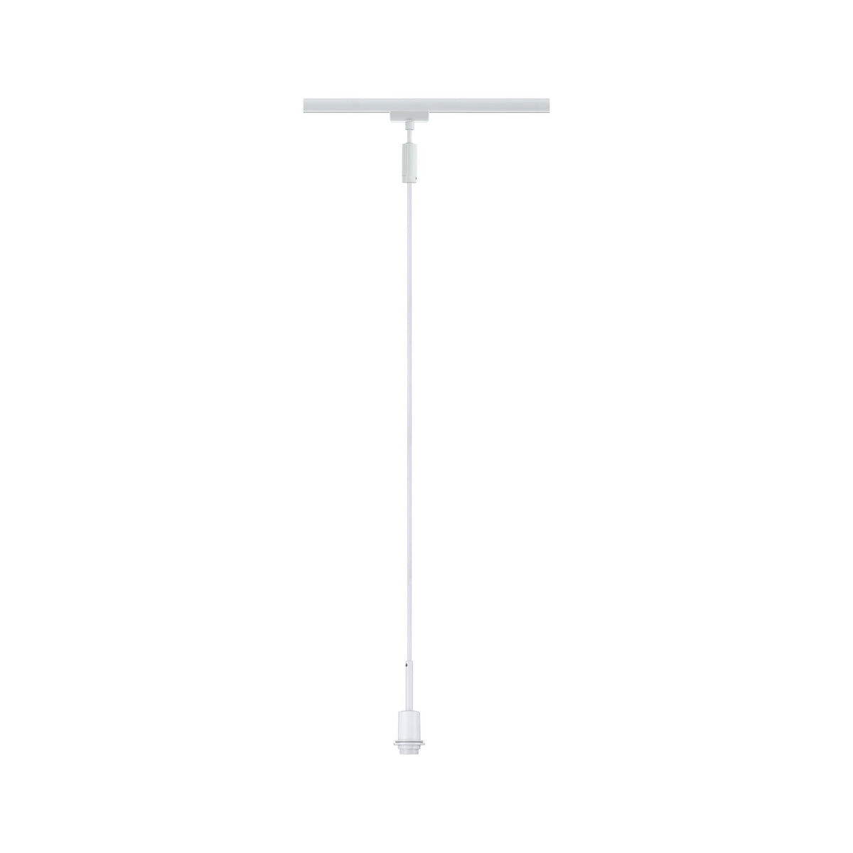 Paulmann URail DecoSystems Pend max1x20W E14 Weiß 230V Metall/Kunststoff Stoffkabel