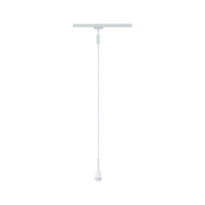 Paulmann URail DecoSystems Pend max1x20W E14 Weiß 230V Metall/Kunststoff Stoffkabel