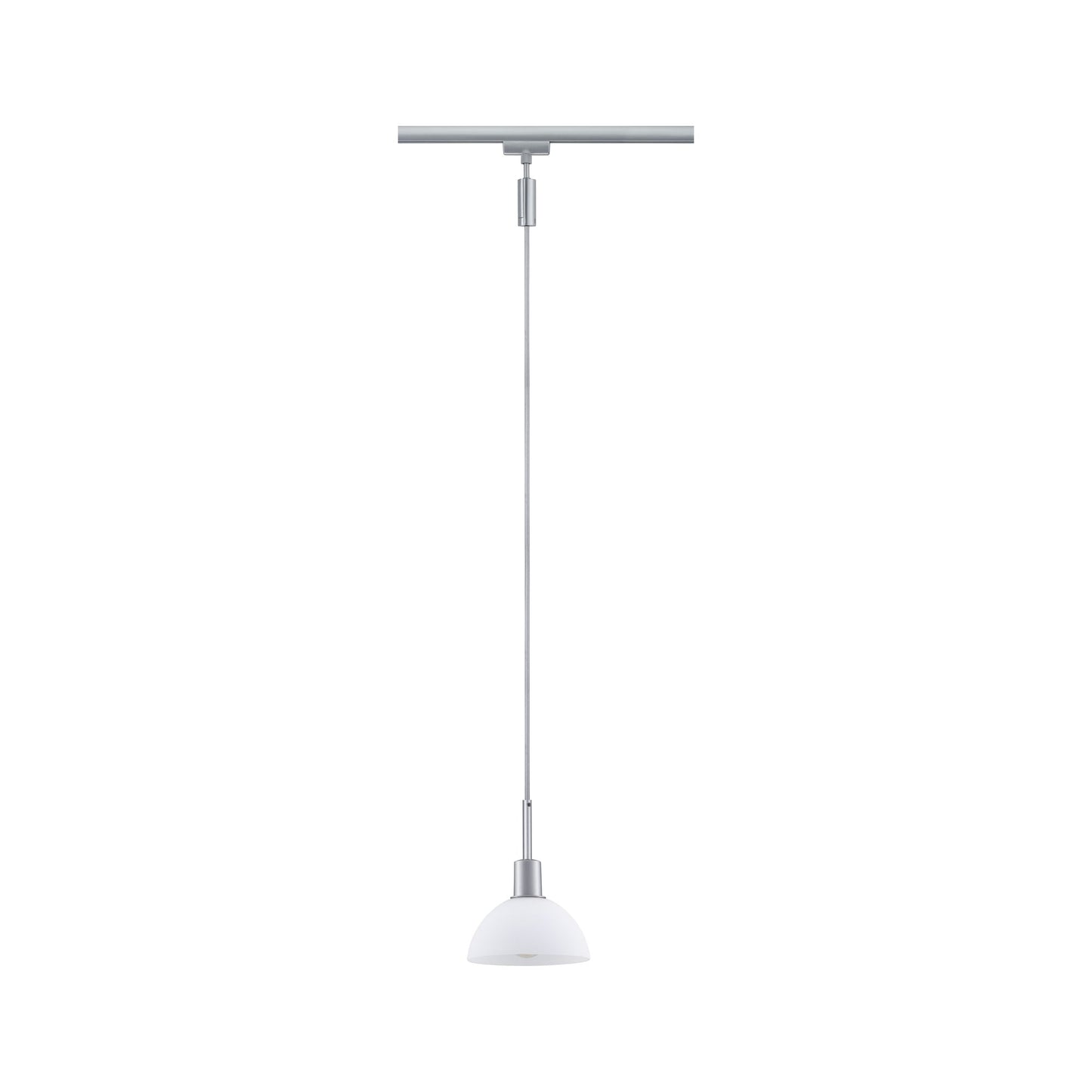 Paulmann URail Pendel Sarrasani max 20W E14 Chrom matt/Opal 230V Metall Glas