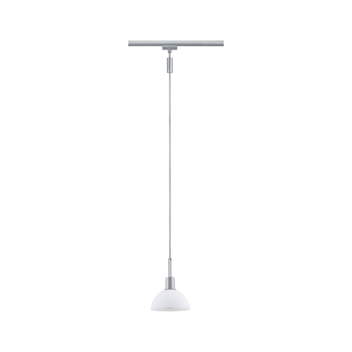 Paulmann URail Pendel Sarrasani max 20W E14 Chrom matt/Opal 230V Metall Glas
