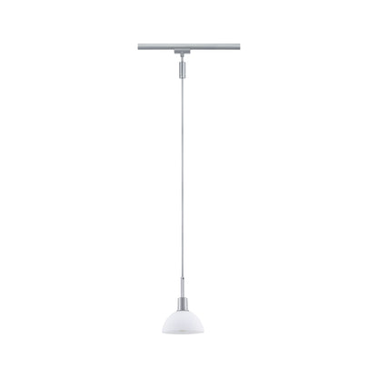 Paulmann URail Pendel Sarrasani max 20W E14 Chrom matt/Opal 230V Metall Glas