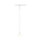 Paulmann URail Pendel Sarrasani max 20W E14 Weiß /Opal 230V Metall Glas