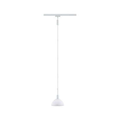 Paulmann URail Pendel Sarrasani max 20W E14 Weiß /Opal 230V Metall Glas