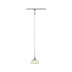 Paulmann URail Pendel Sarrasani max 20W E14 Chrom matt/Dicro 230V Metall Glas