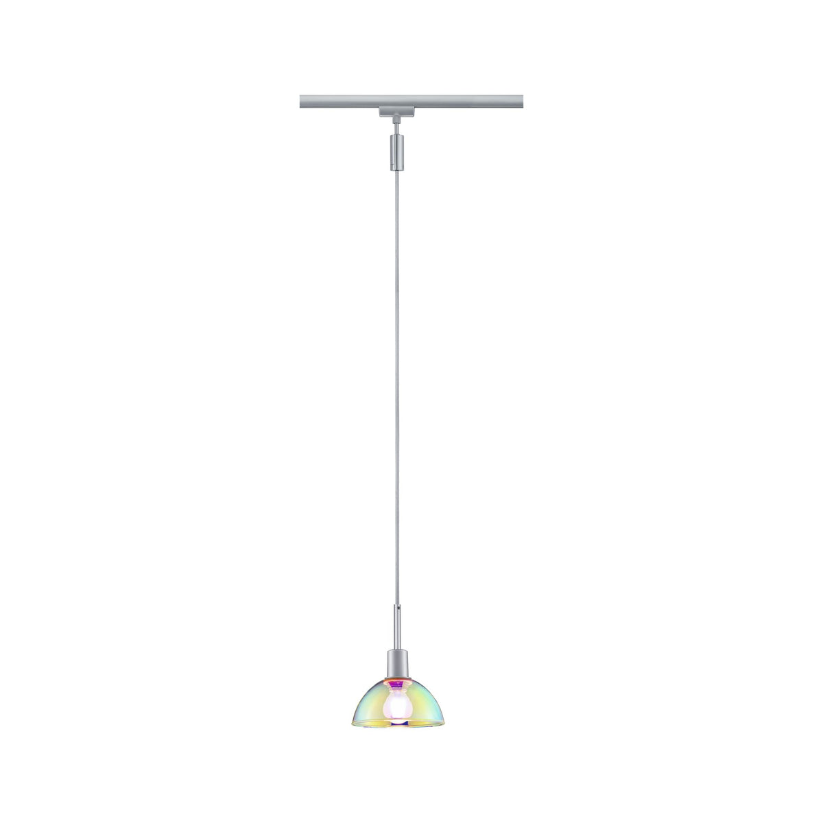 Paulmann URail Pendel Sarrasani max 20W E14 Chrom matt/Dicro 230V Metall Glas