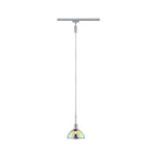 Paulmann URail Pendel Sarrasani max 20W E14 Chrom matt/Dicro 230V Metall Glas