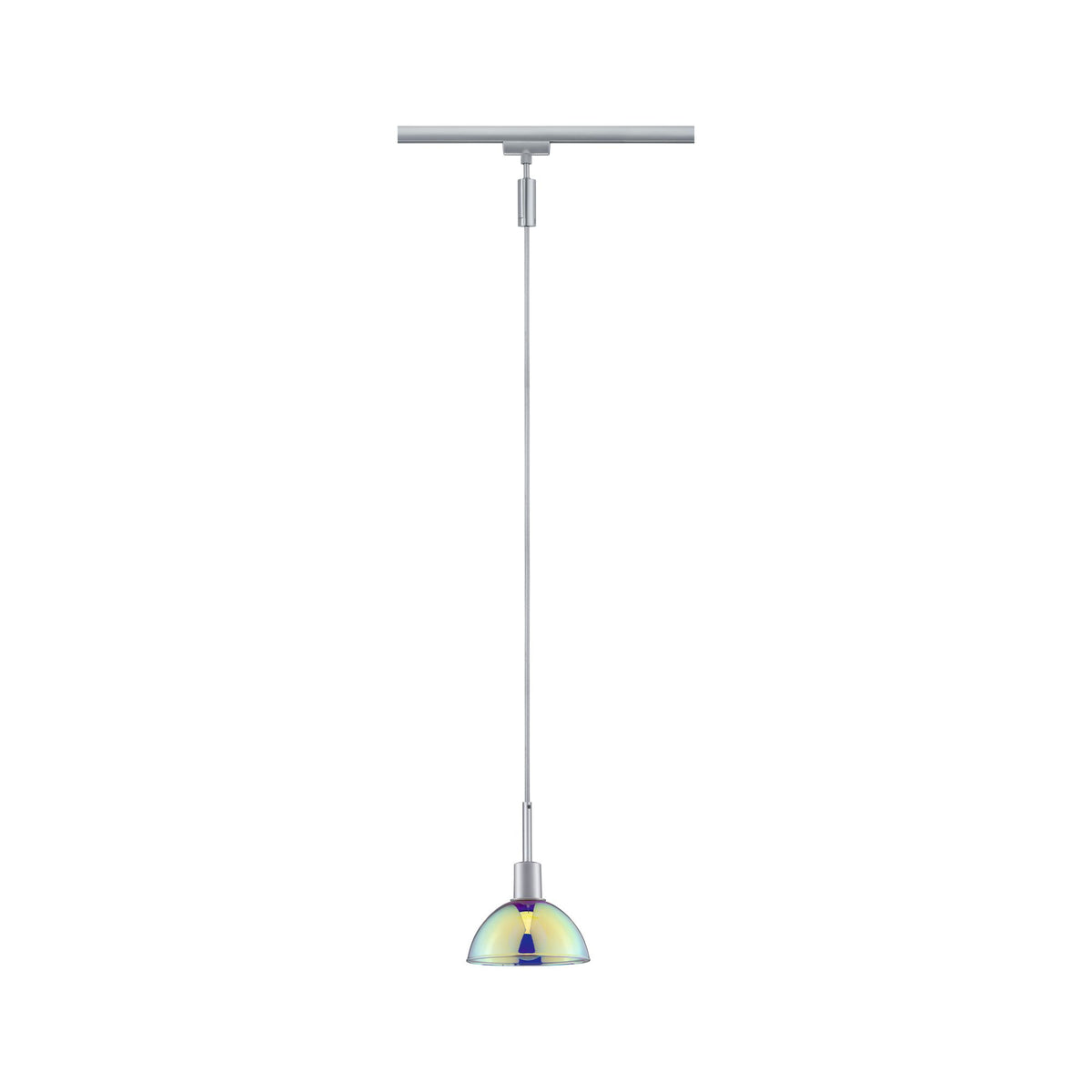 Paulmann URail Pendel Sarrasani max 20W E14 Chrom matt/Dicro 230V Metall Glas