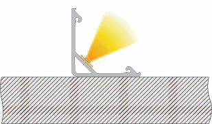 Deko-Light Eck-Profil AV-05-15  Silber-matt eloxiert