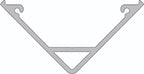 Deko-Light Eck-Profil AV-05-15  Silber-matt eloxiert