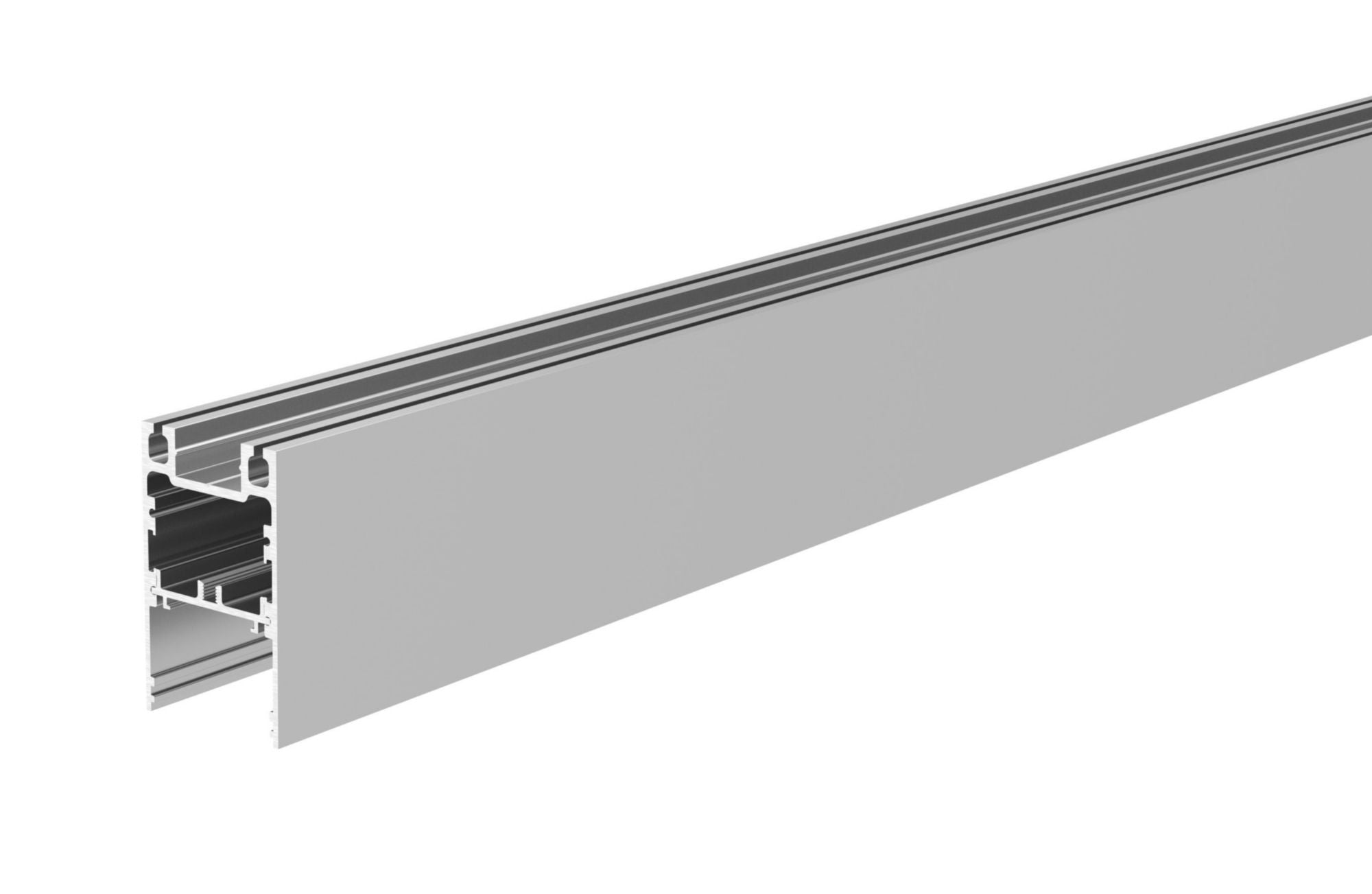 Deko-Light PLANO ES, 62 x 38mm, alu eloxiert mit LED-Träger, 2,5m