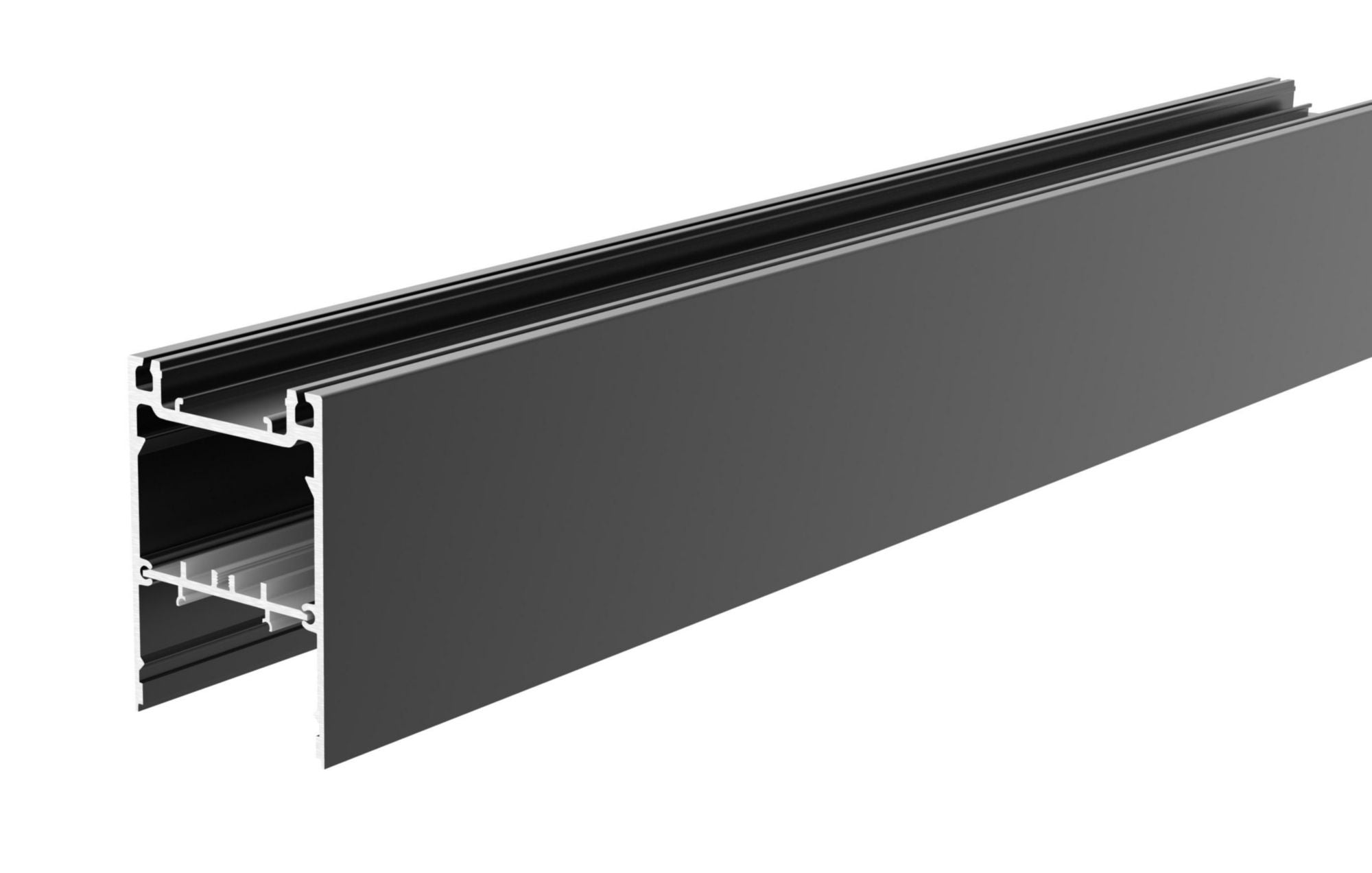Deko-Light PLANO MS, 80 x 55mm, schwarz mit LED-Träger, 2m
