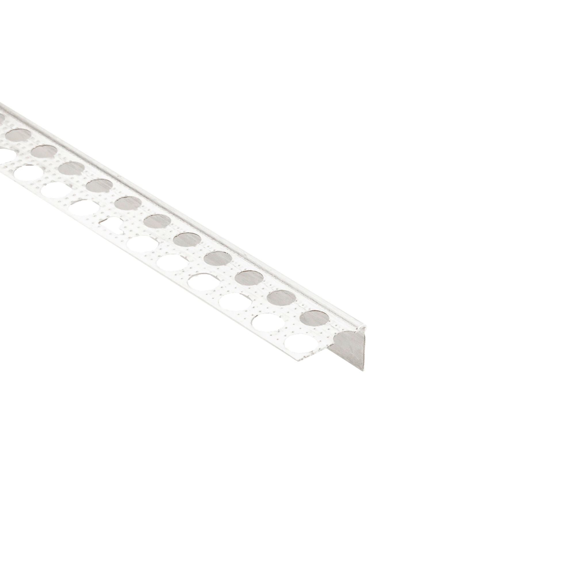 Deko-Light Combo Anschlussprofil für Spachtelarbeiten Aluminium natur, 2 m