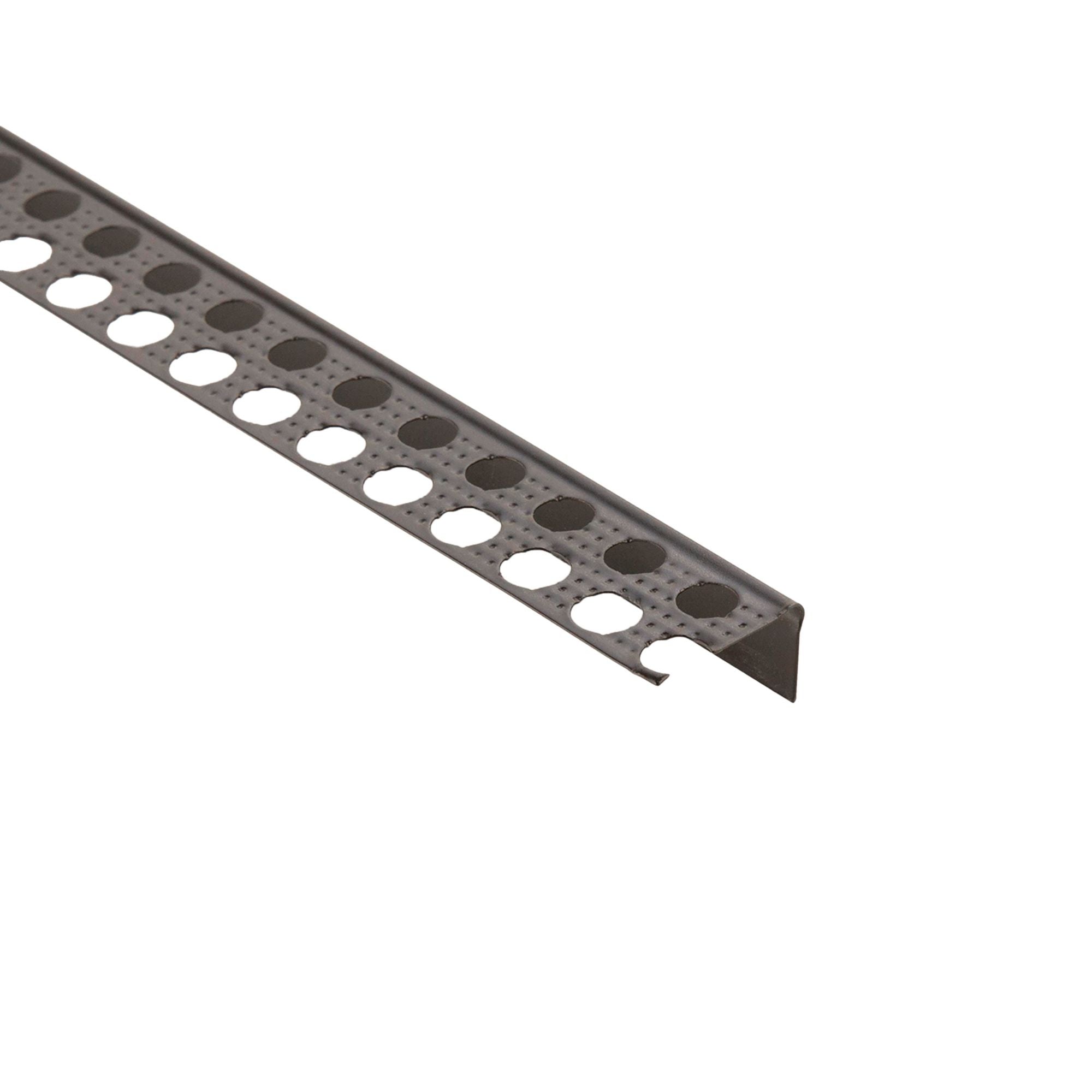 Deko-Light Combo Anschlussprofil für Spachtelarbeiten schwarz, 3 m