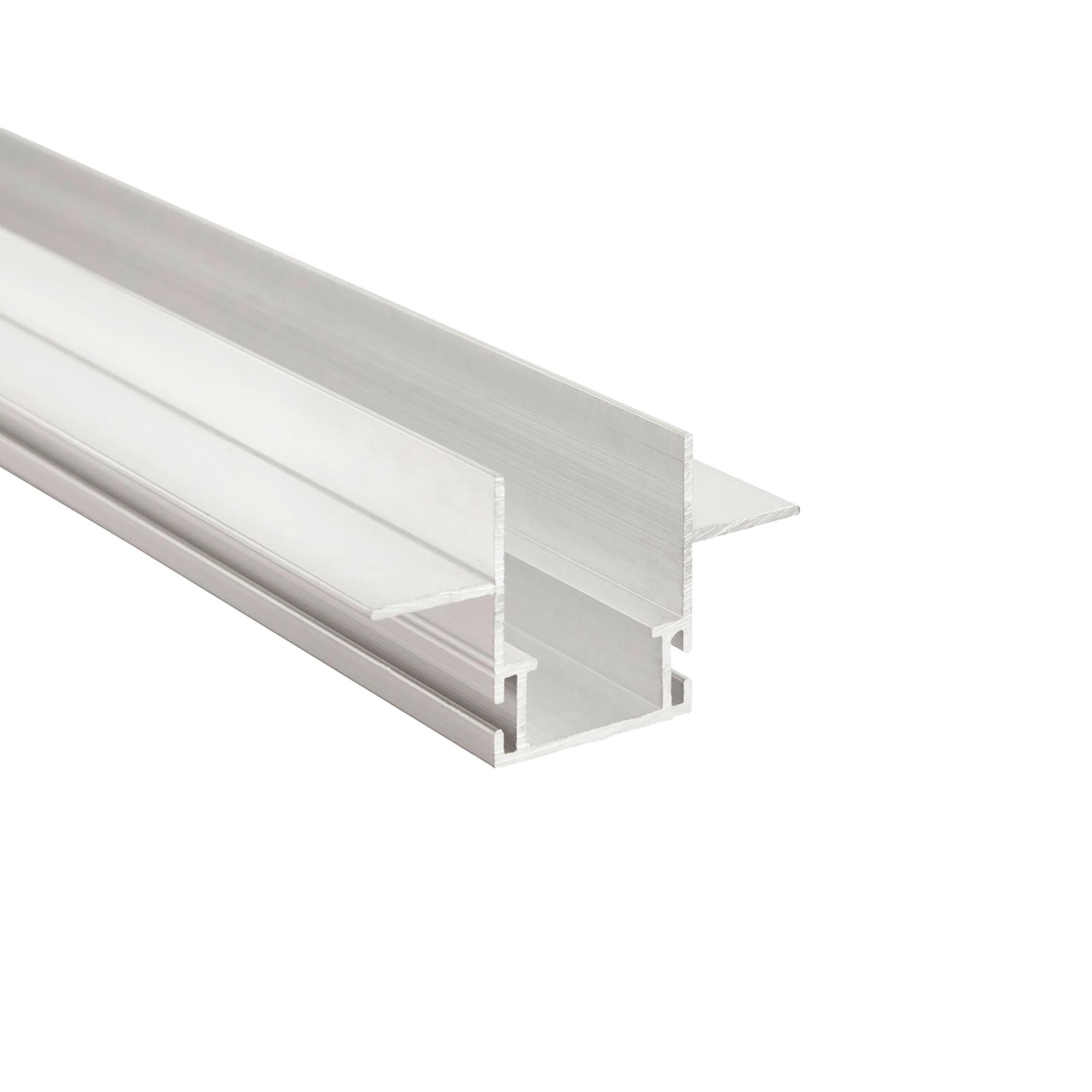 Deko-Light Combo Einbau Montageprofil mit Flügel, 13mm, 1m nicht eloxiert