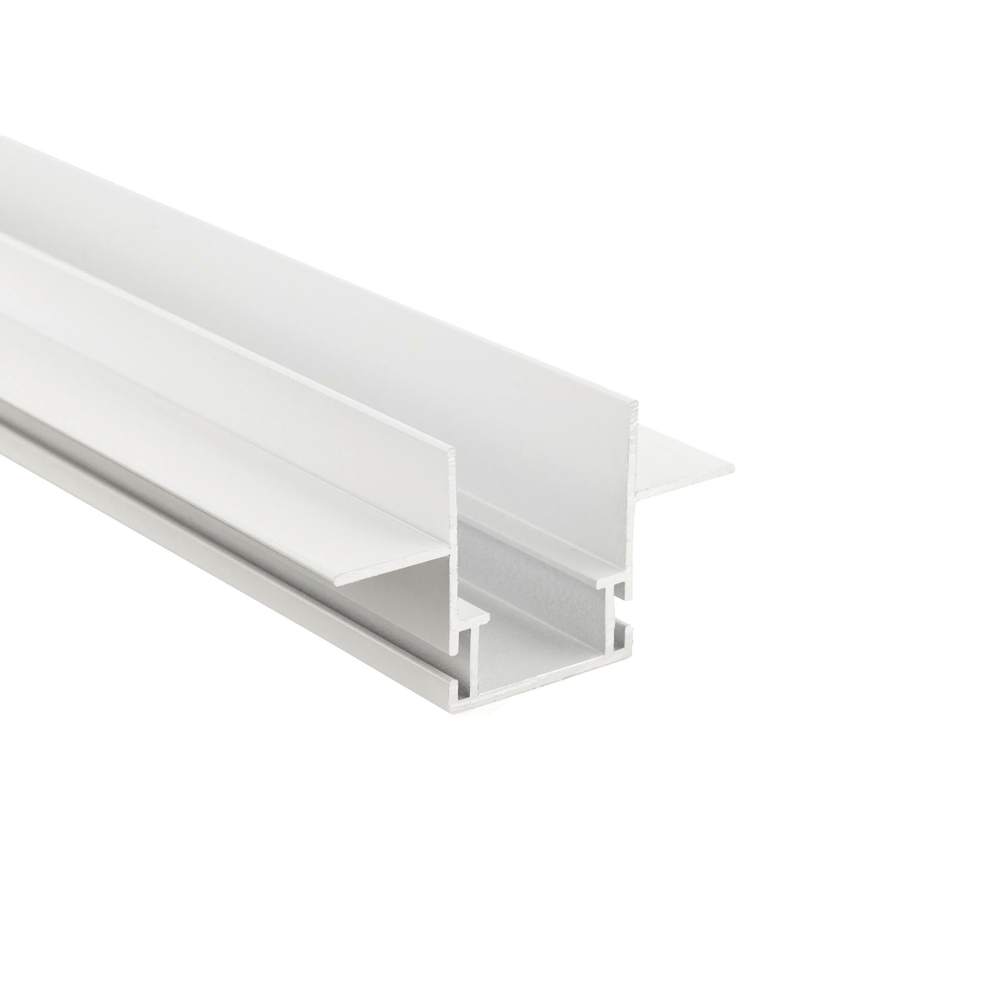 Deko-Light Combo Einbau Montageprofil mit Flügel, 13mm, 1m weiß