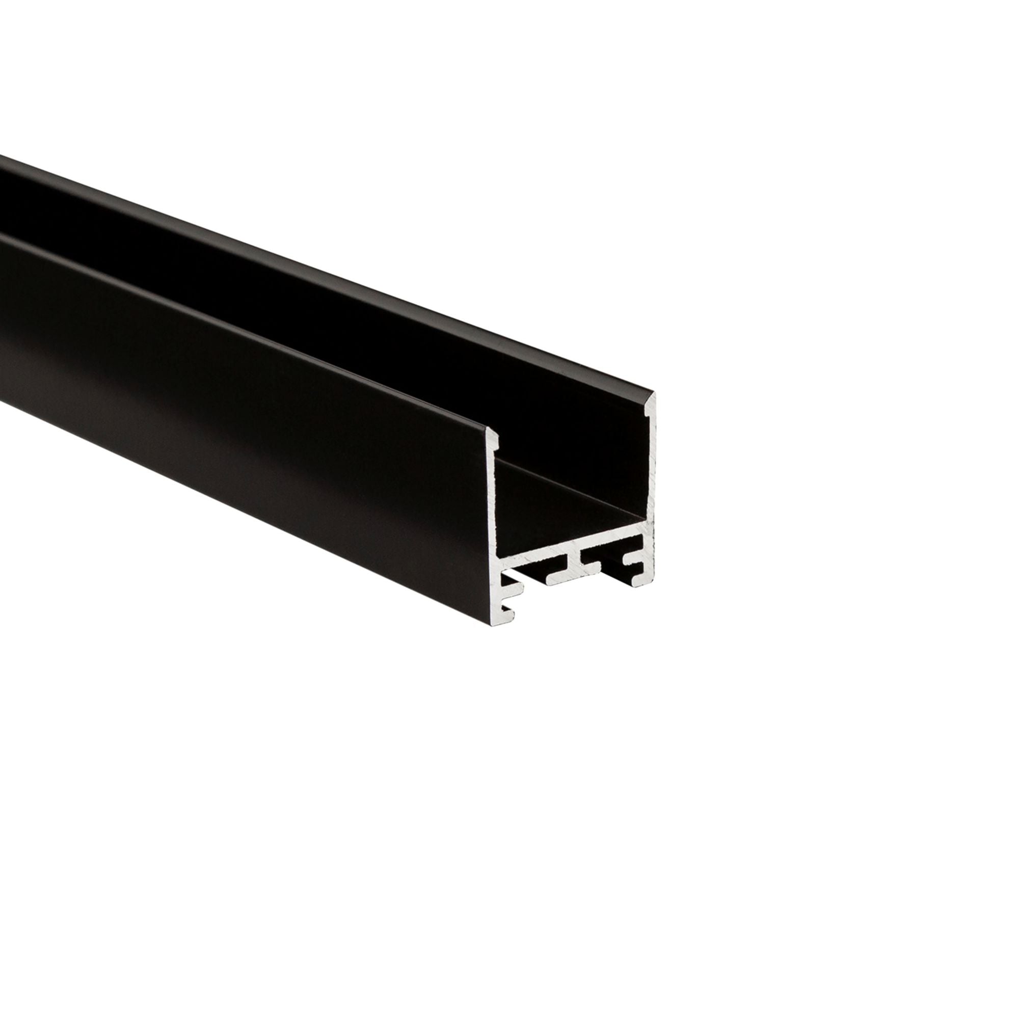 Deko-Light Combo U-Leuchtenprofil hoch, LU-02-20, schwarz, 1m