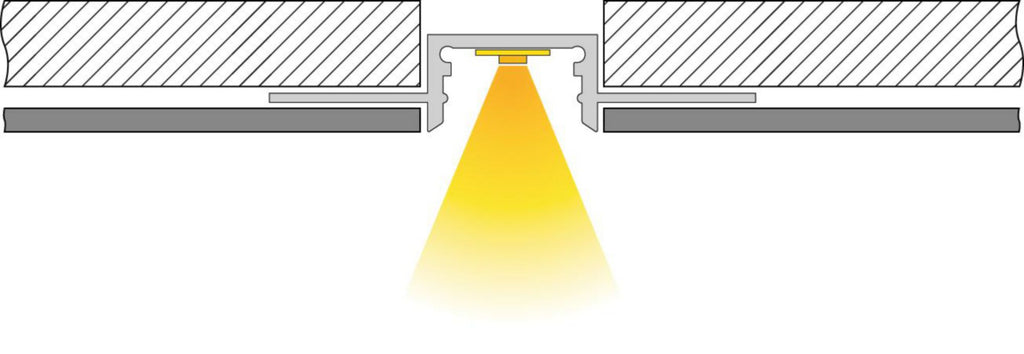 Deko-Light Trockenbau-Profil, EU-10-12, 3m, Silber