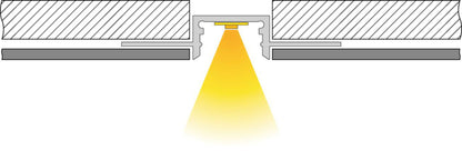 Deko-Light Trockenbau-Profil, EU-10-12, 3m, Silber