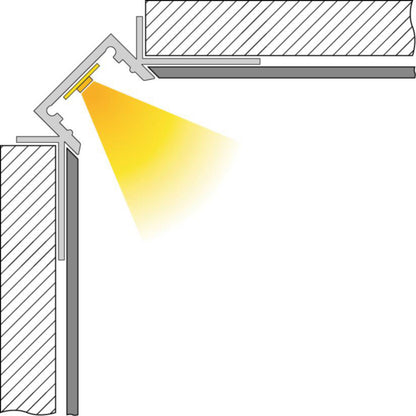 Deko-Light Trockenbau-Profil, EV-11-12, 3m, Silber