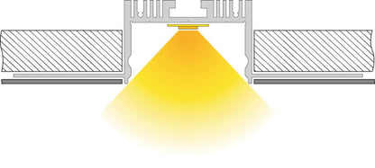 Deko-Light Trockenbau-Profil, EU-02-36, 3m, Silber