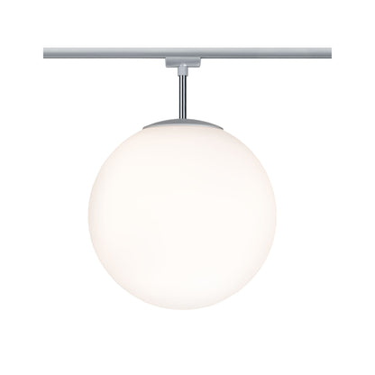 Paulmann URail Ceiling Globe Big max. 1x20W E27 Chr m/Opal 230V Metall/Glas dimmbar