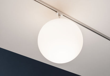 Paulmann URail Ceiling Globe Big max. 1x20W E27 Chr m/Opal 230V Metall/Glas dimmbar