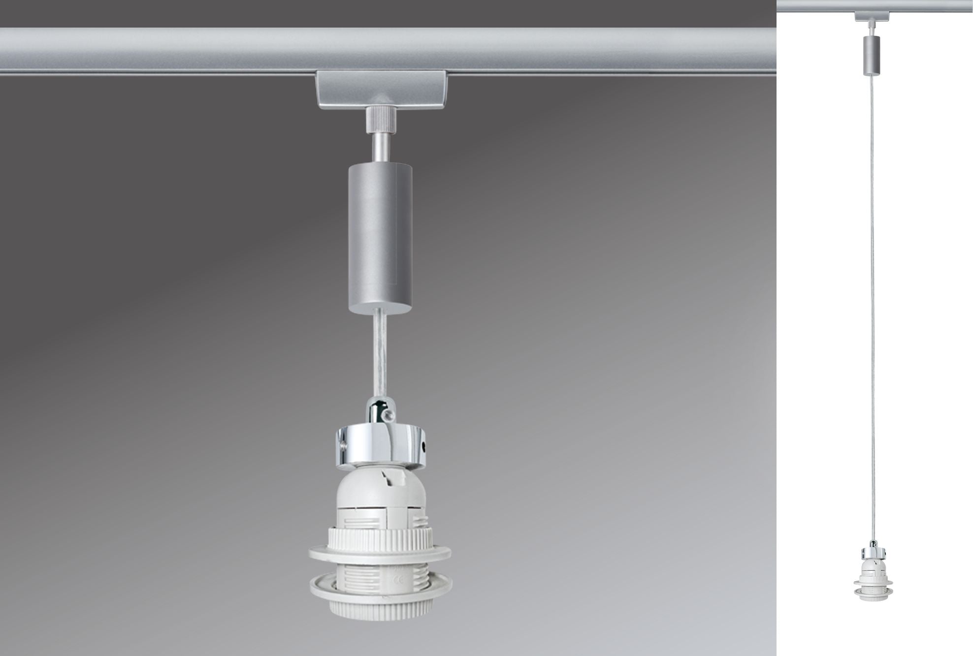 Paulmann URail System 2Easy LED Pendulum 1x5,5W E27 Chrom matt 230V Metall