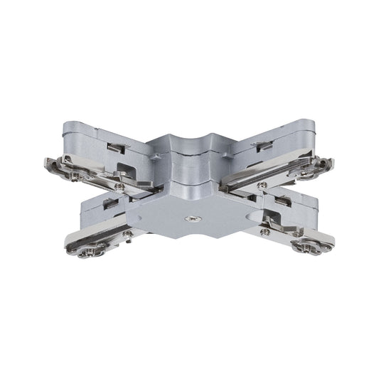 Paulmann URail System Light&Easy X-Verbinder 125mm max. 1000W Chrom matt 230V Metall