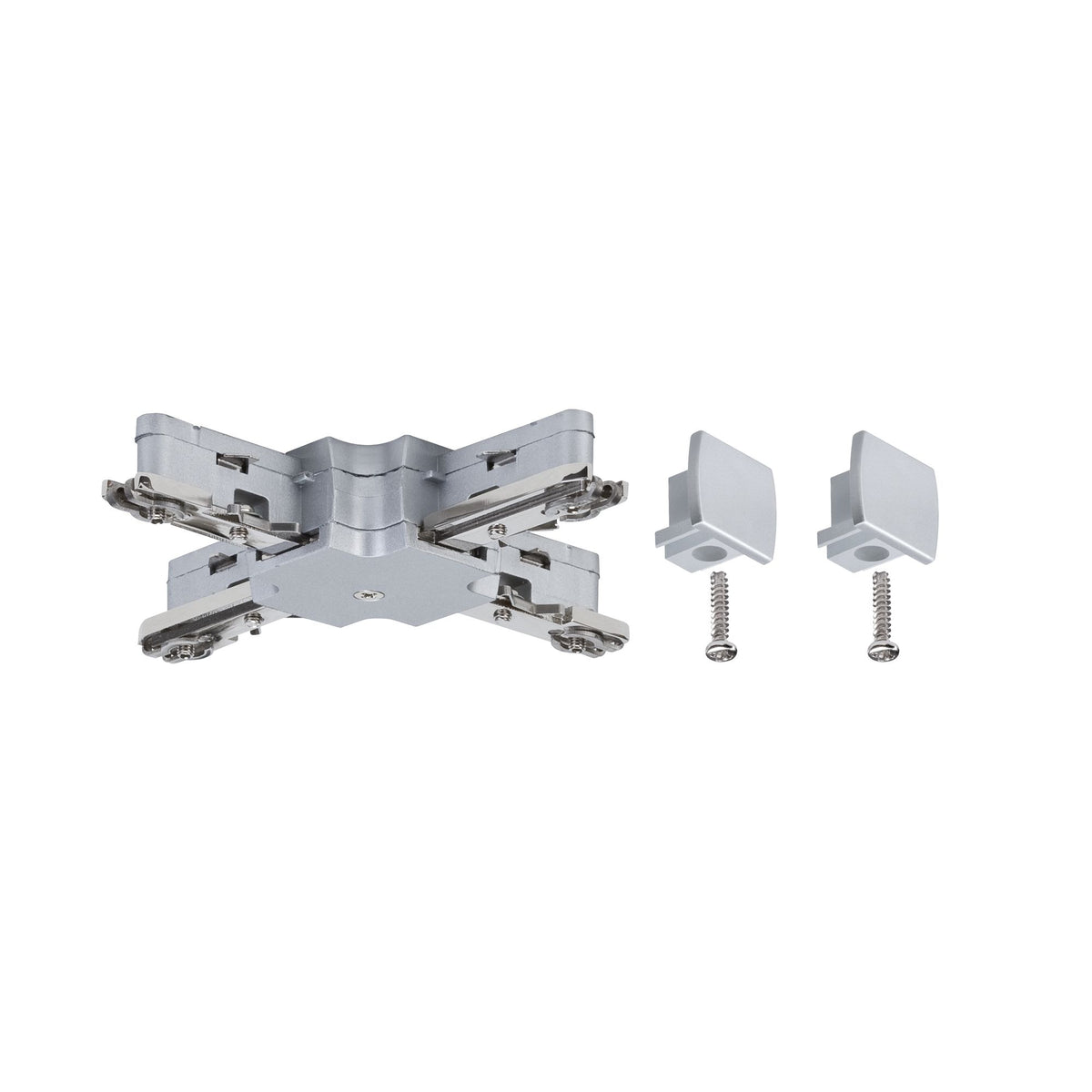 Paulmann URail System Light&Easy X-Verbinder 125mm max. 1000W Chrom matt 230V Metall
