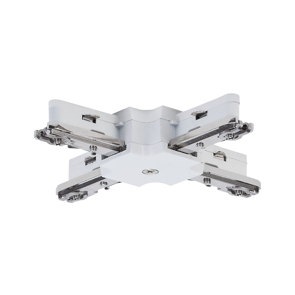 Paulmann URail System Light&Easy X-Verbinder max.1000W Weiß 230V Metall/Kunststoff