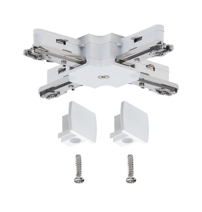 Paulmann URail System Light&Easy X-Verbinder max.1000W Weiß 230V Metall/Kunststoff
