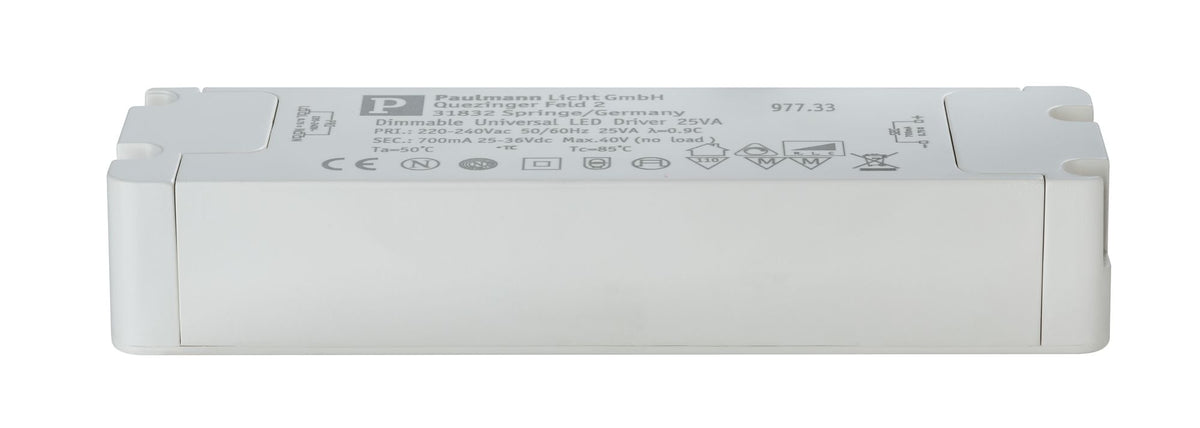 Paulmann LED Driver Konst.strom 700mA 25W dimmbar Weiß