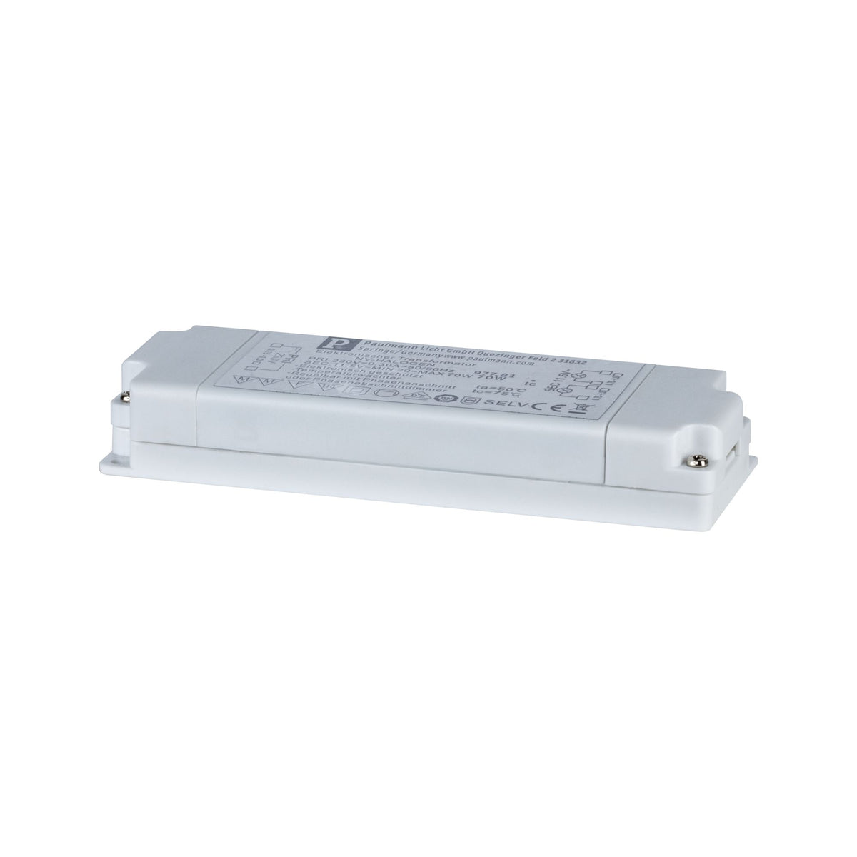 Paulmann VDE Flat Elektroniktrafo 20-70W 230/12V 70VA Weiß