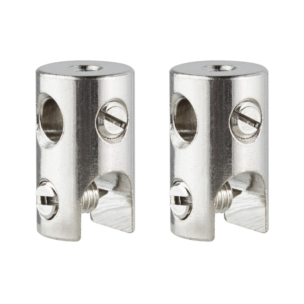 Paulmann WS L&E Seilklotz Seilsysteme 2er Pack max.150W/Stange max.300W Chrom 12V Met