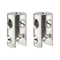 Paulmann WS L&E Seilklotz Seilsysteme 2er Pack max.150W/Stange max.300W Chrom 12V Met